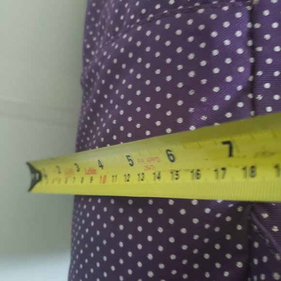 K-ZONE Backpack polka dot pattern purple white brown high end detail core series - Picture 11 of 12